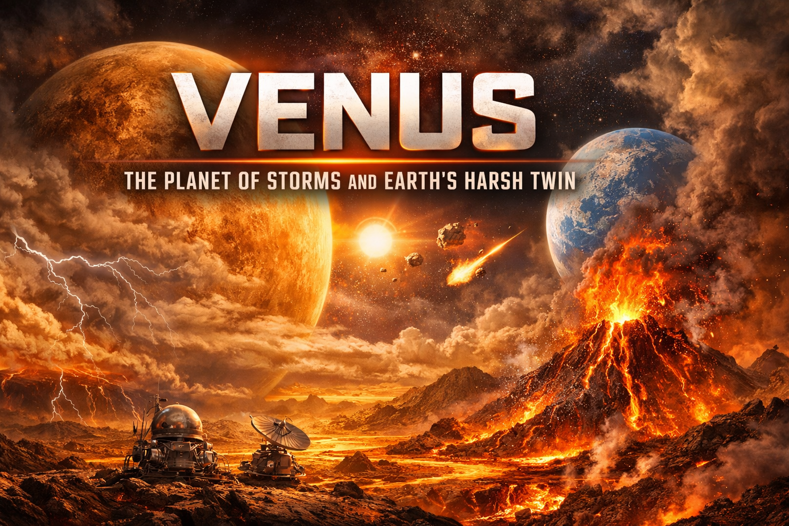 Venus — The Planet of Storms and Earth’s Harsh Twin Venus — The Planet of Storms and Earth’s Harsh Twin