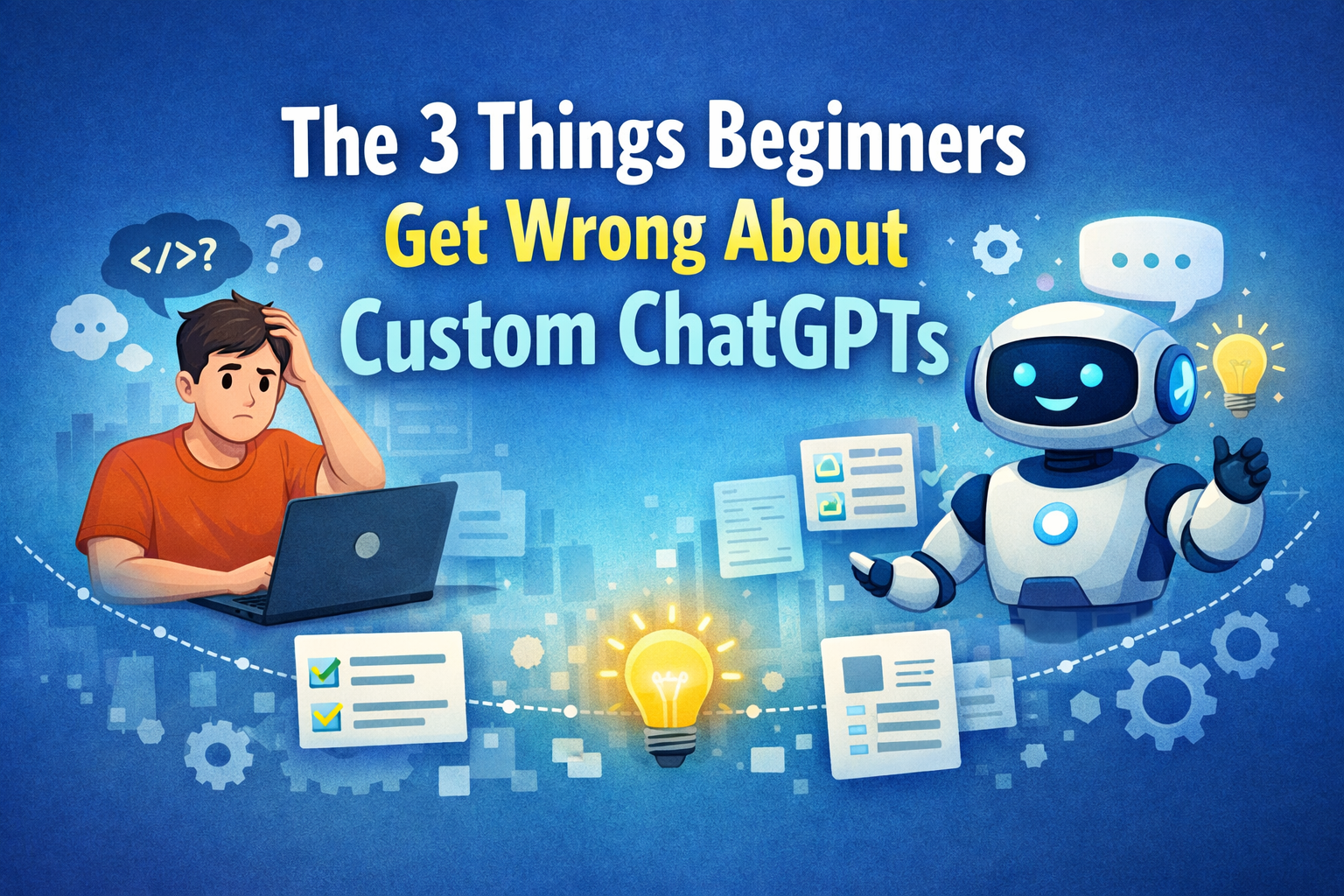 The 3 Things Beginners Get Wrong About Custom ChatGPTs