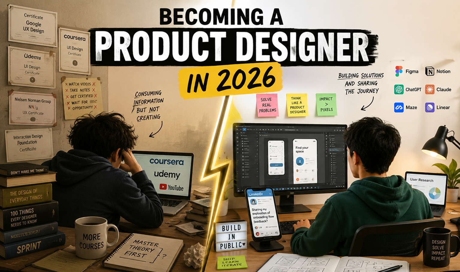 You’ve decided to become a product designer in 2026. What comes next?
