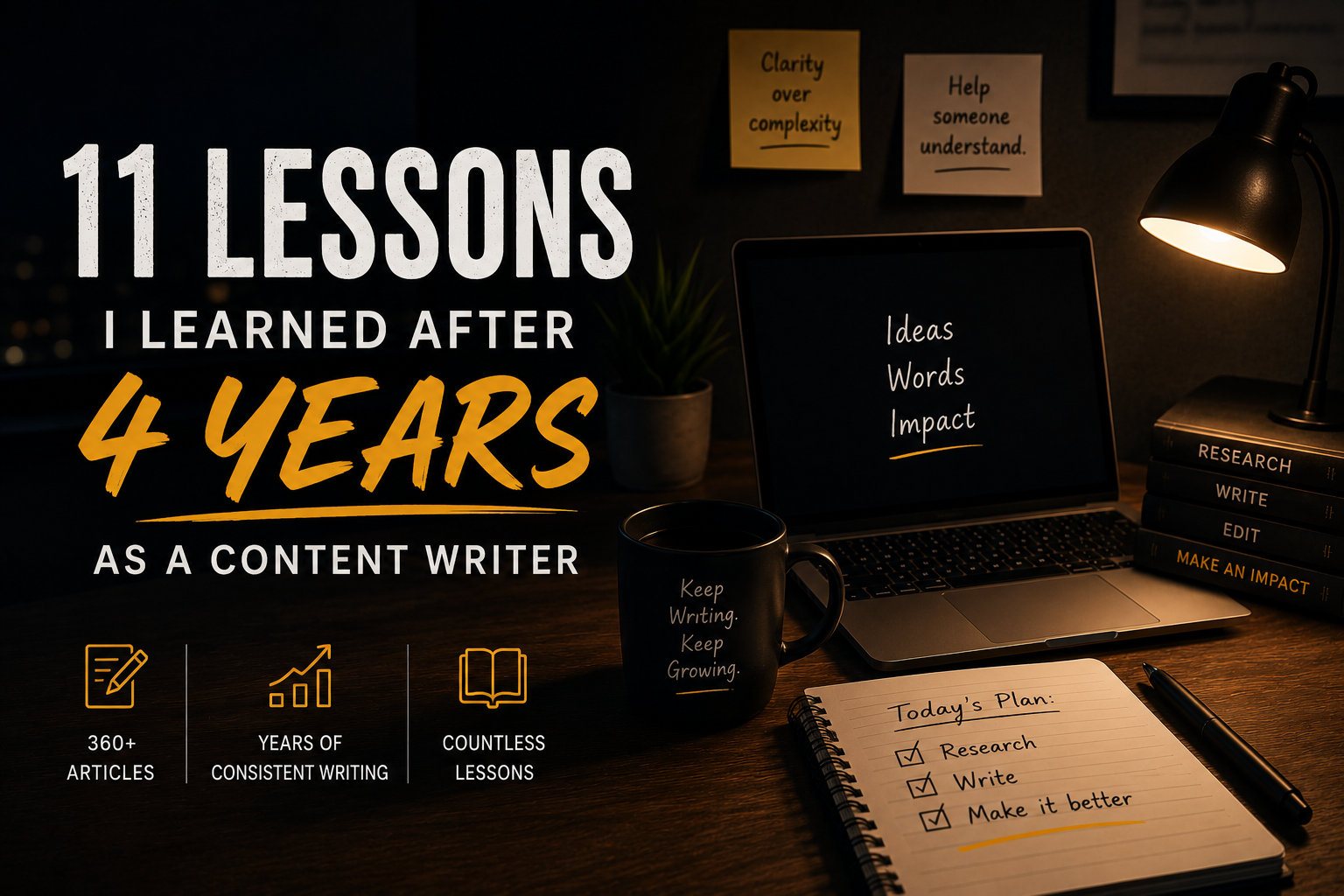 11 Lessons I Learned After 4 Years as a Content Writer