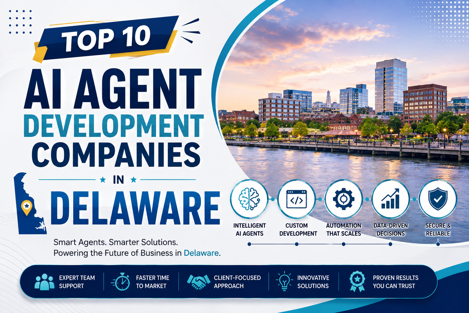 Top 10 AI Agent Development Companies in Delaware