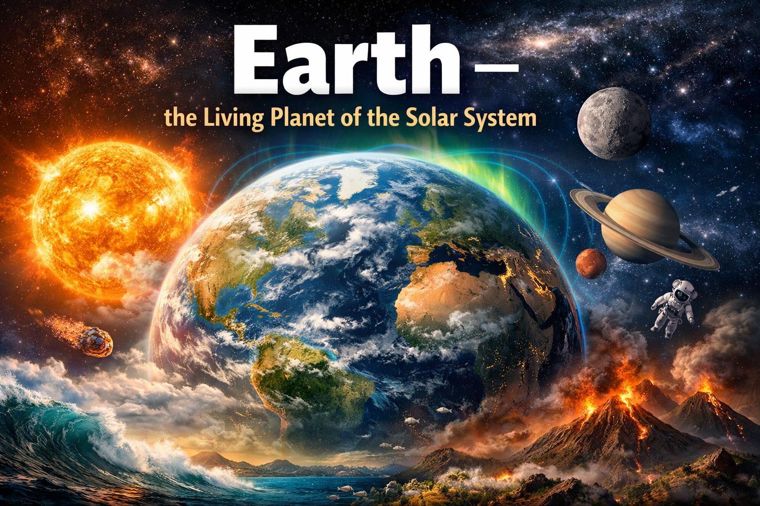 Earth — the Living Planet of the Solar System Earth — the Living Planet of the Solar System