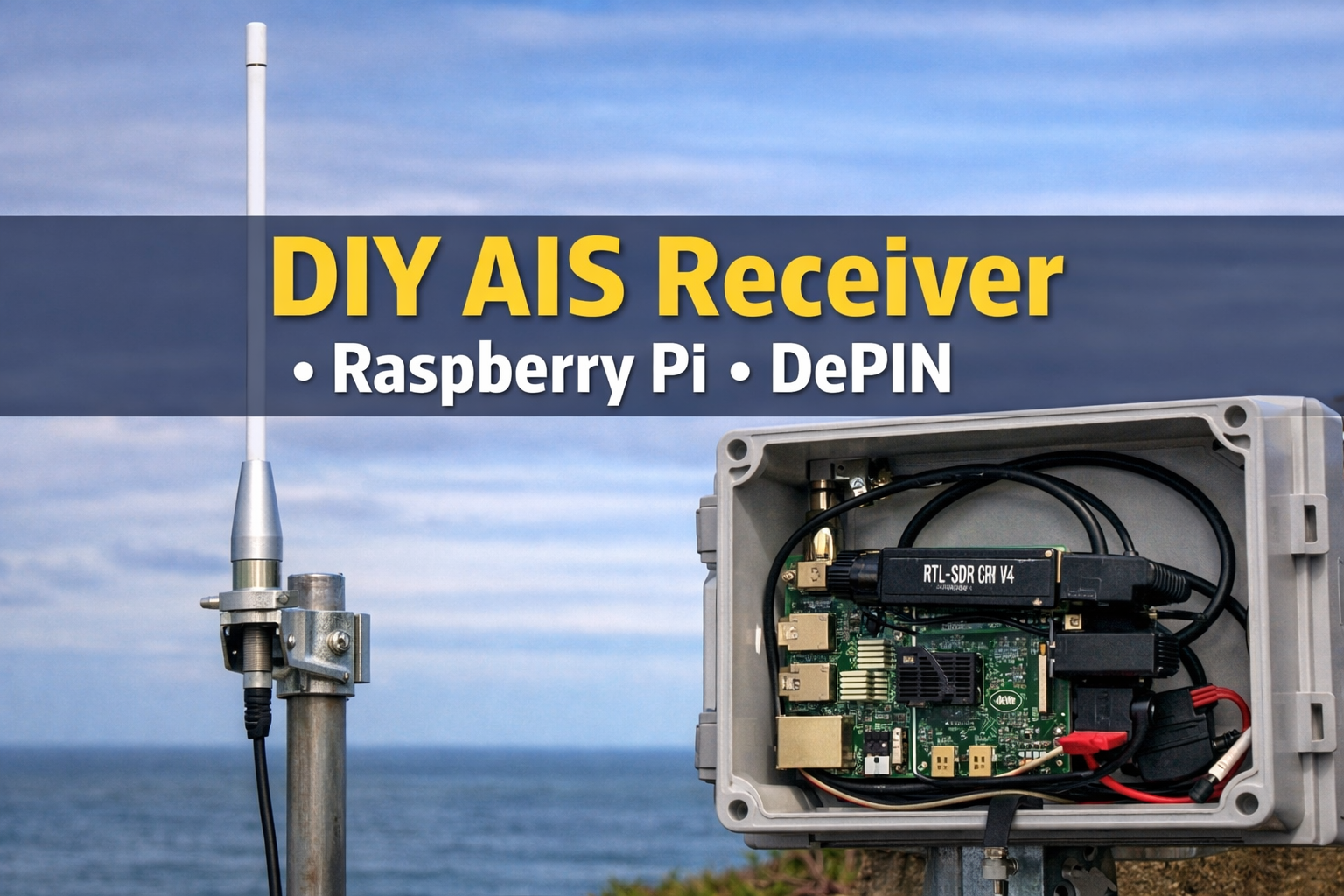 Designing a Raspberry Pi AIS Receiver for Decentralised Maritime Tracking (MastChain)