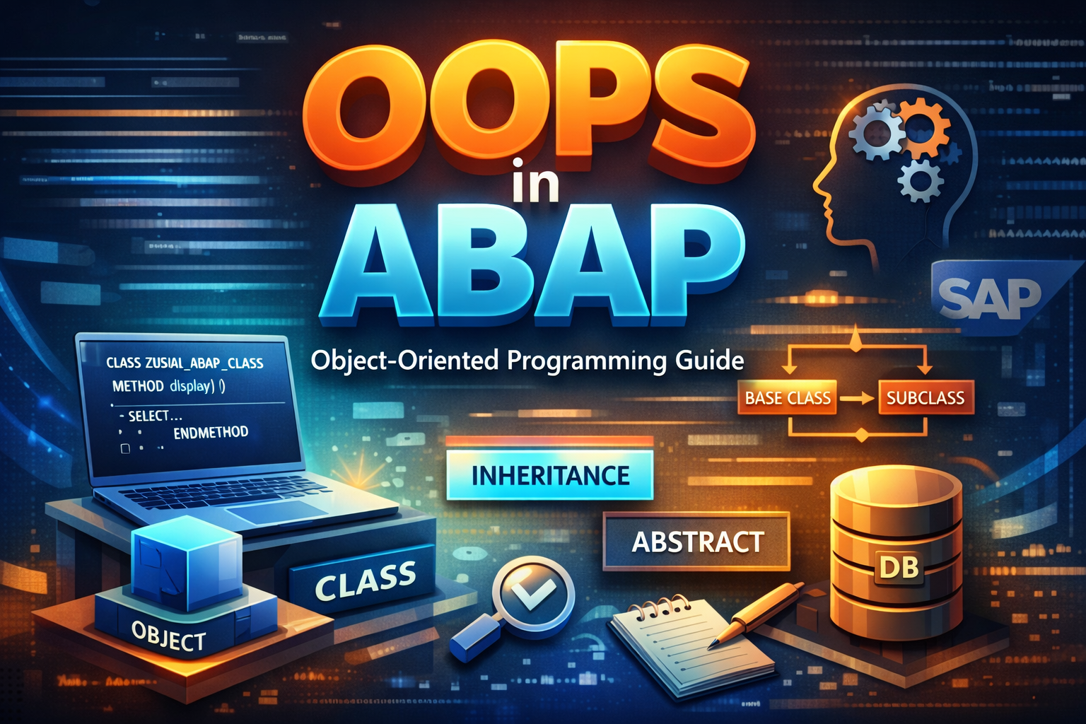 Object-Oriented Programming (OOPS) in ABAP — A Practical Guide with Examples