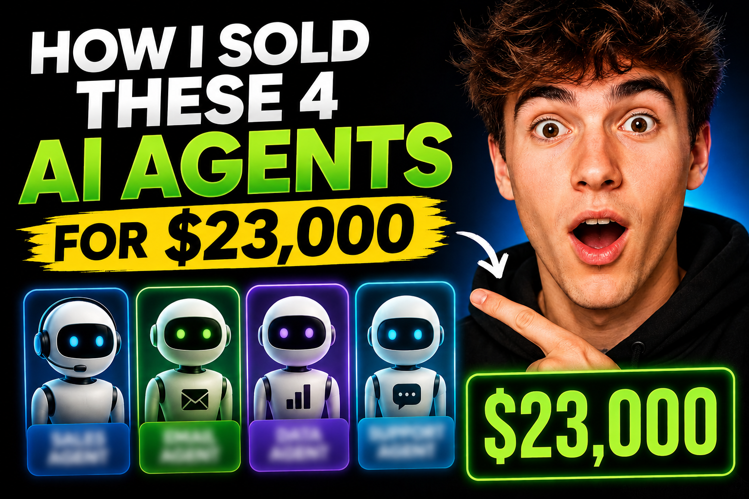 How I Sold These 4 AI Agents for $23,000 (as a beginner)