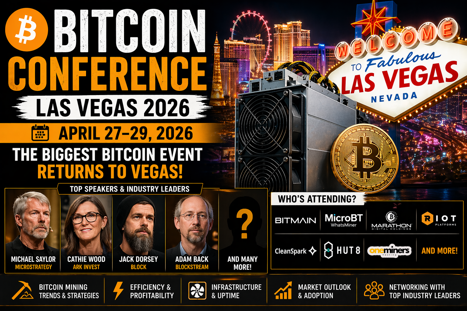 Bitcoin Conference Las Vegas 2026: Key Attendees & What to Expect