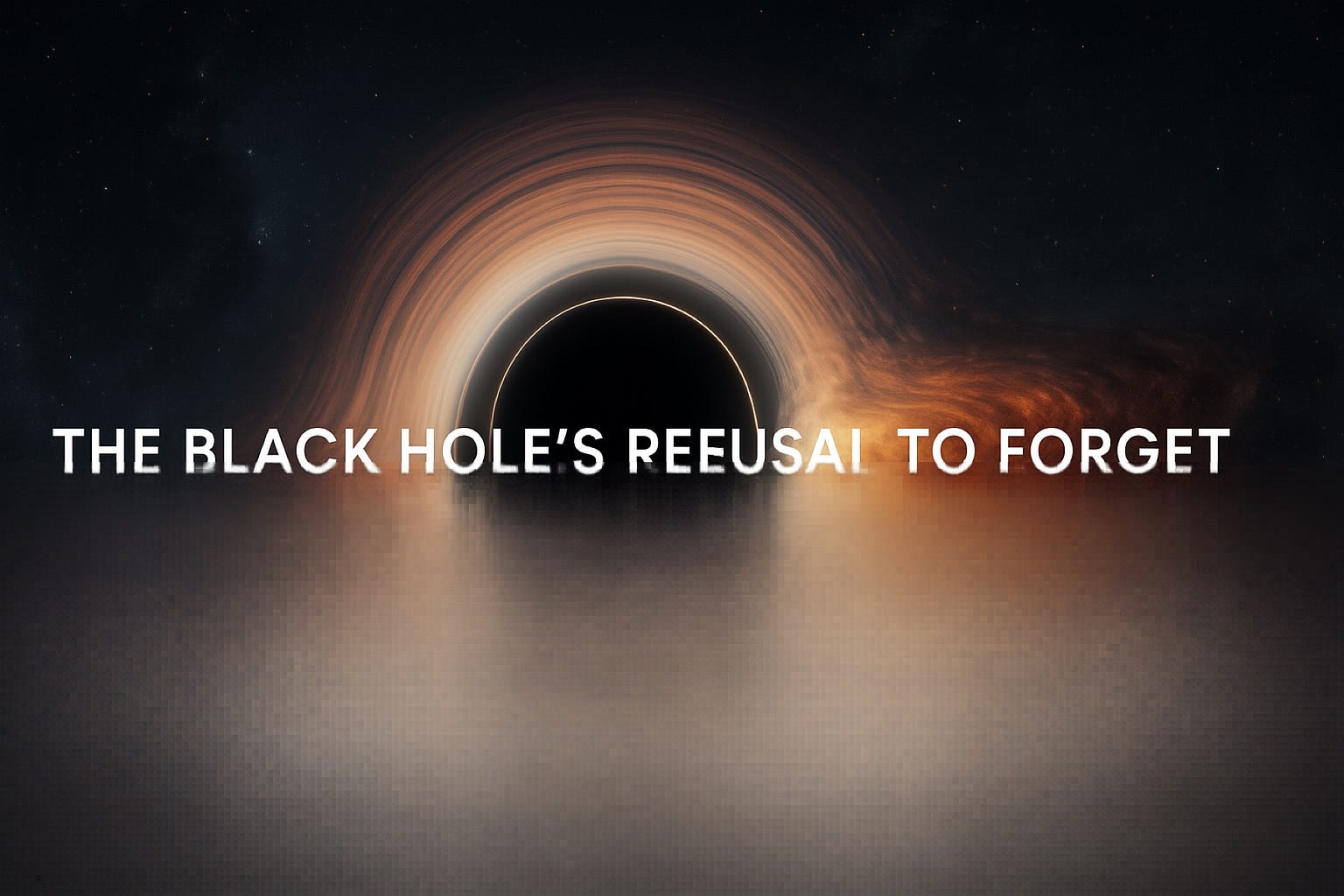 The Black Hole’s Refusal to Forget