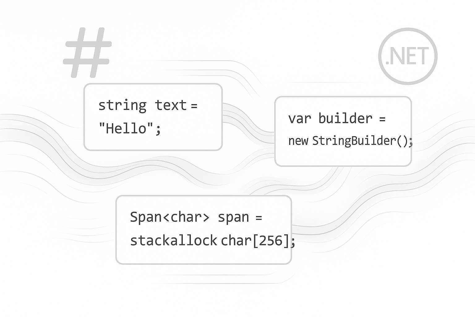 String, StringBuilder, Span: The Secrets to Better Code