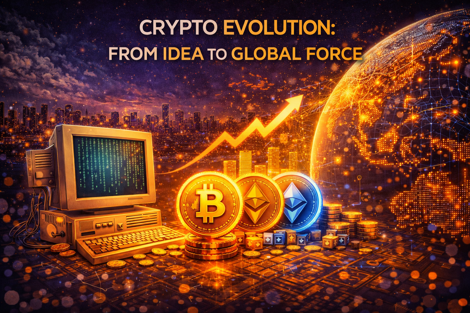 The Evolution of Cryptocurrency: From Digital Experiment to Global Phenomenon