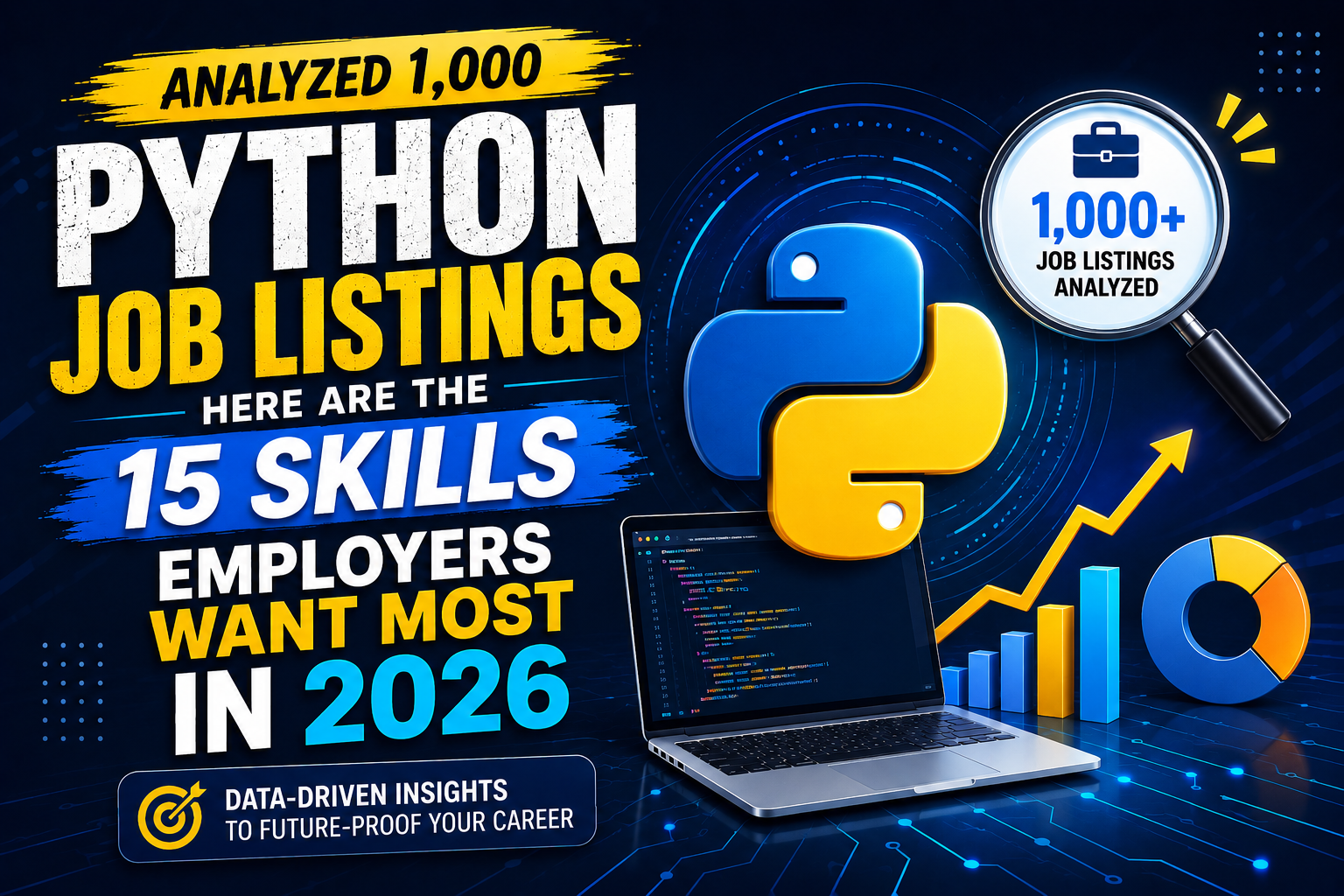 I Analyzed 1,000 Python Job Listings Here Are the 15 Skills Employers Want Most in 2026