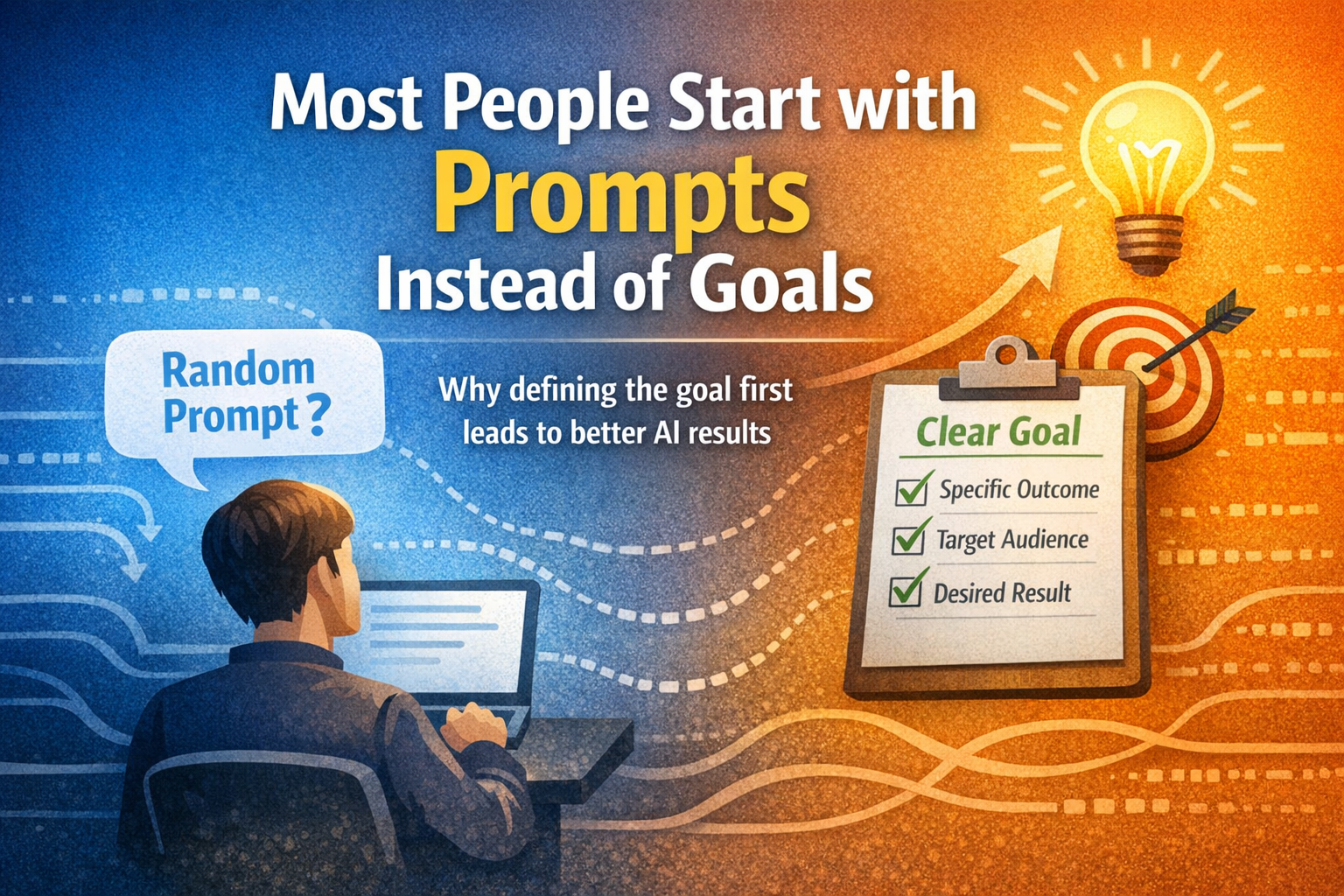 Most People Start with Prompts Instead of Goals