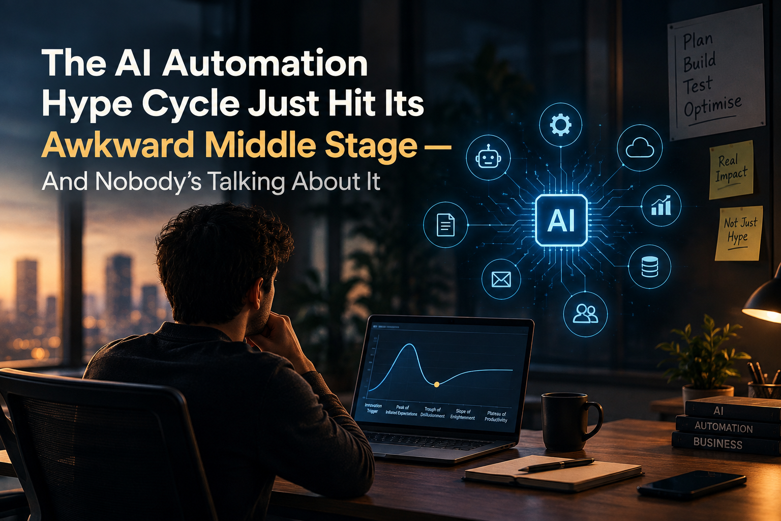 The AI Automation Hype Cycle Just Hit Its Awkward Middle Stage — And Nobody’s Talking About It