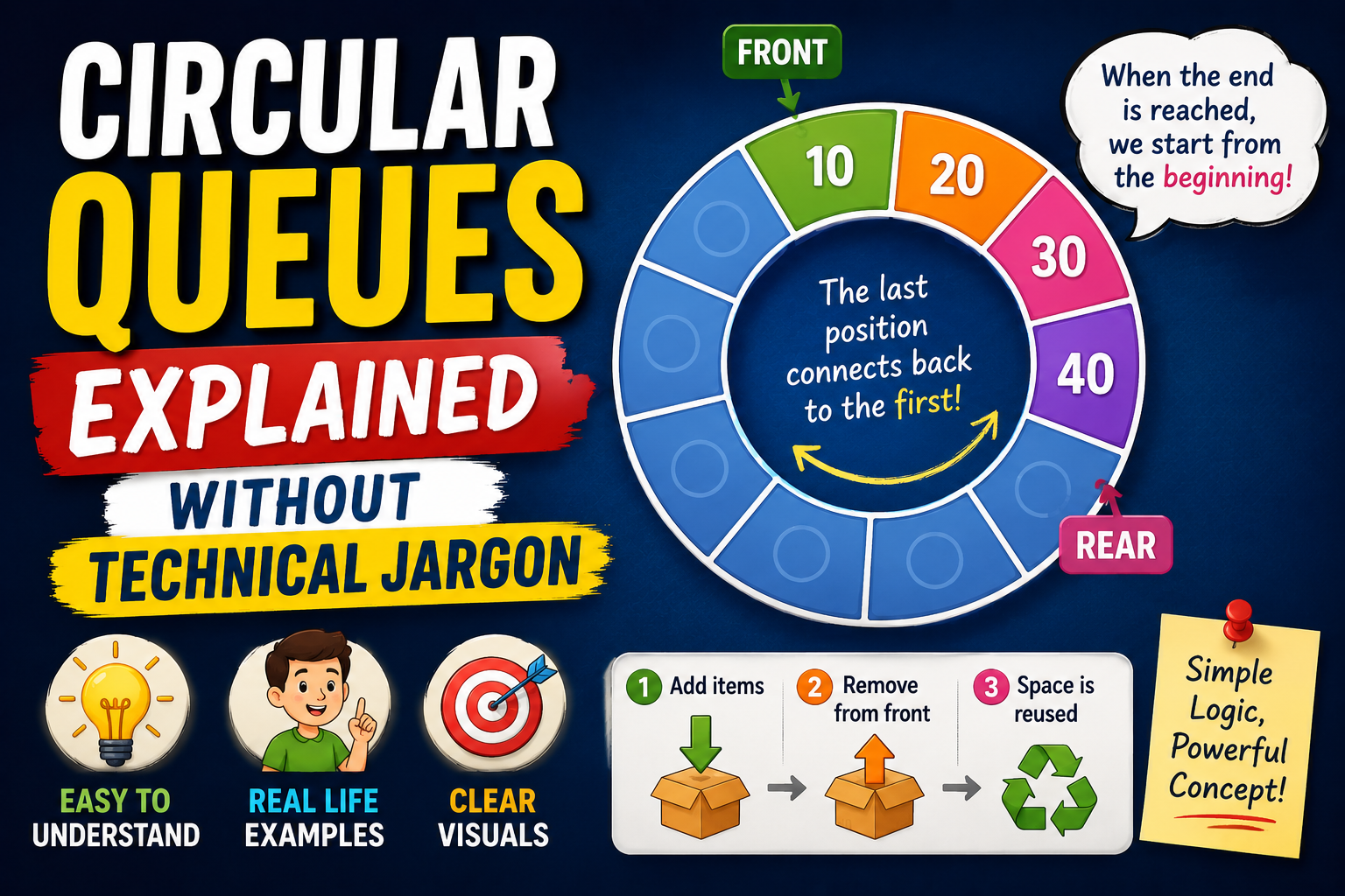 Circular Queues Explained Without Technical Jargon