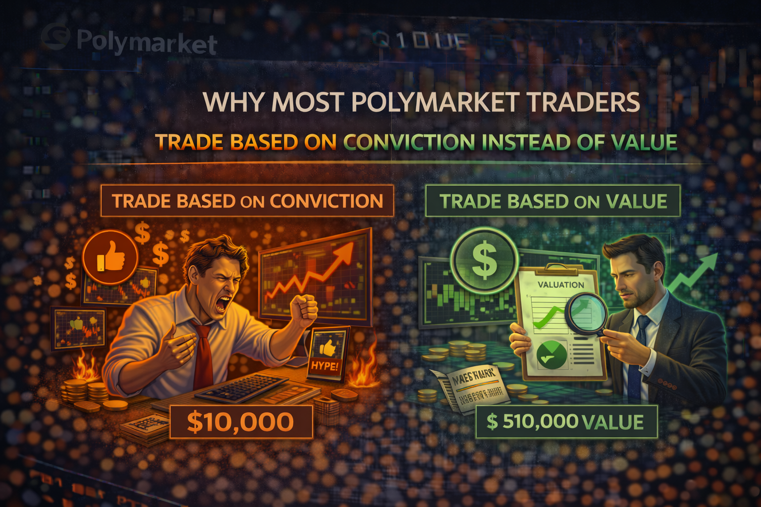 Why Most Polymarket Traders Trade Based on Conviction Instead of Value