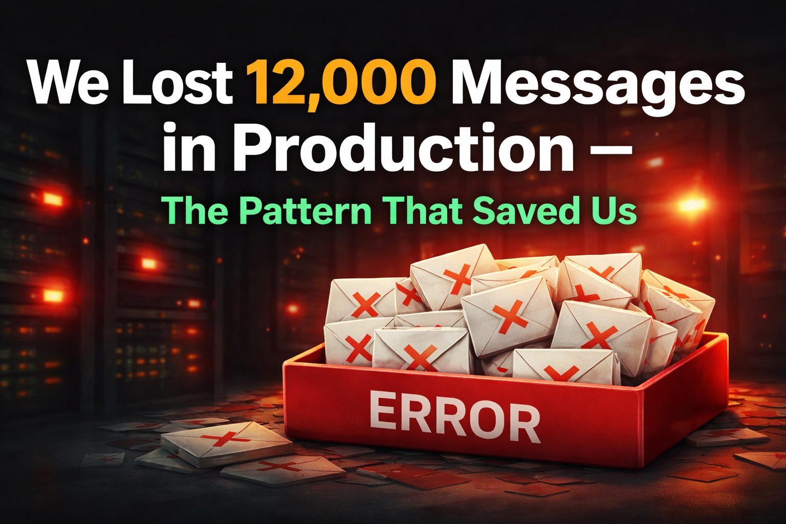 We Lost 12,000 Messages in Production — The Pattern That Saved Us