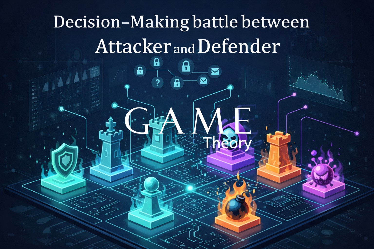 Decision Making Battle Between Attacker and Defender: Game Theory in Cybersecurity