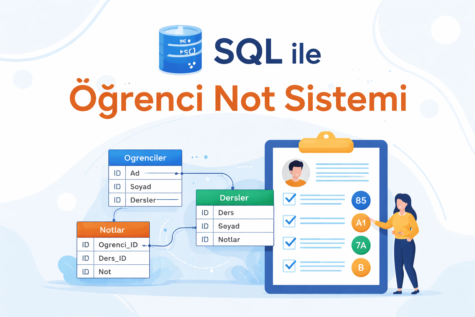SQL Kurulumundan Sonra İlk Proje: Öğrenci Not Sistemi (Adım Adım)