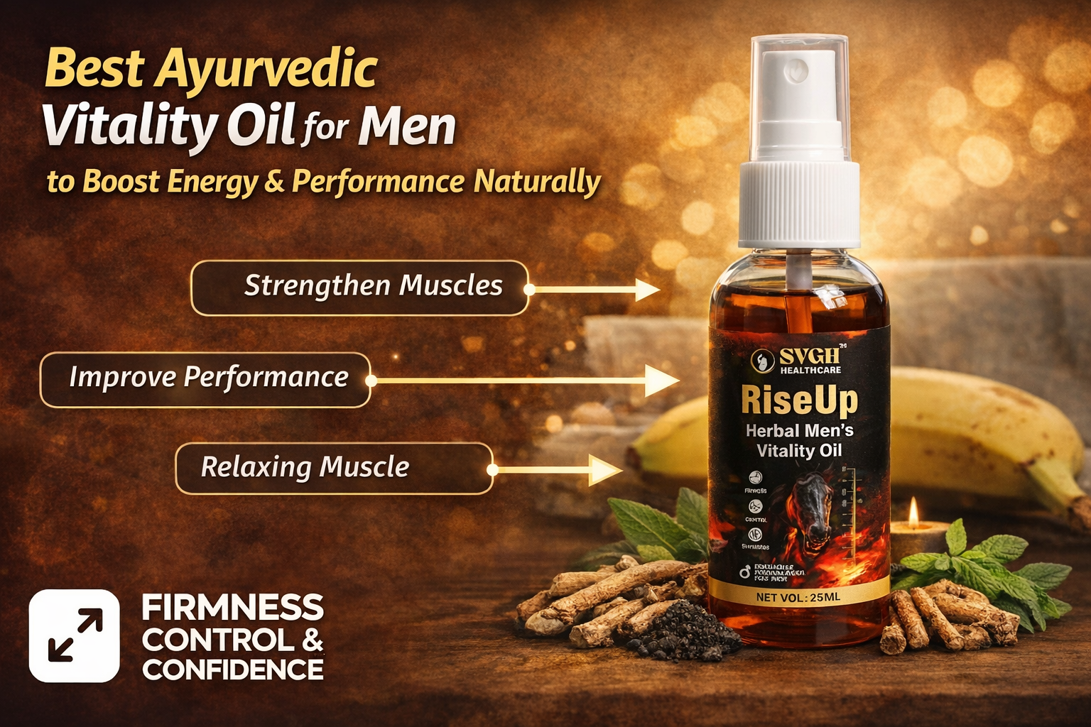 Best Ayurvedic Vitality Oil for Men to Boost Energy & Performance Naturally