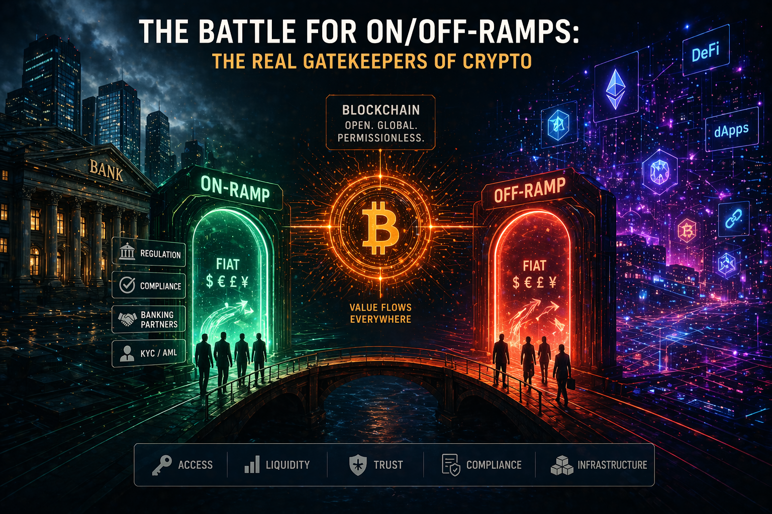 The Battle for On/Off-Ramps: The Real Gatekeepers of Crypto