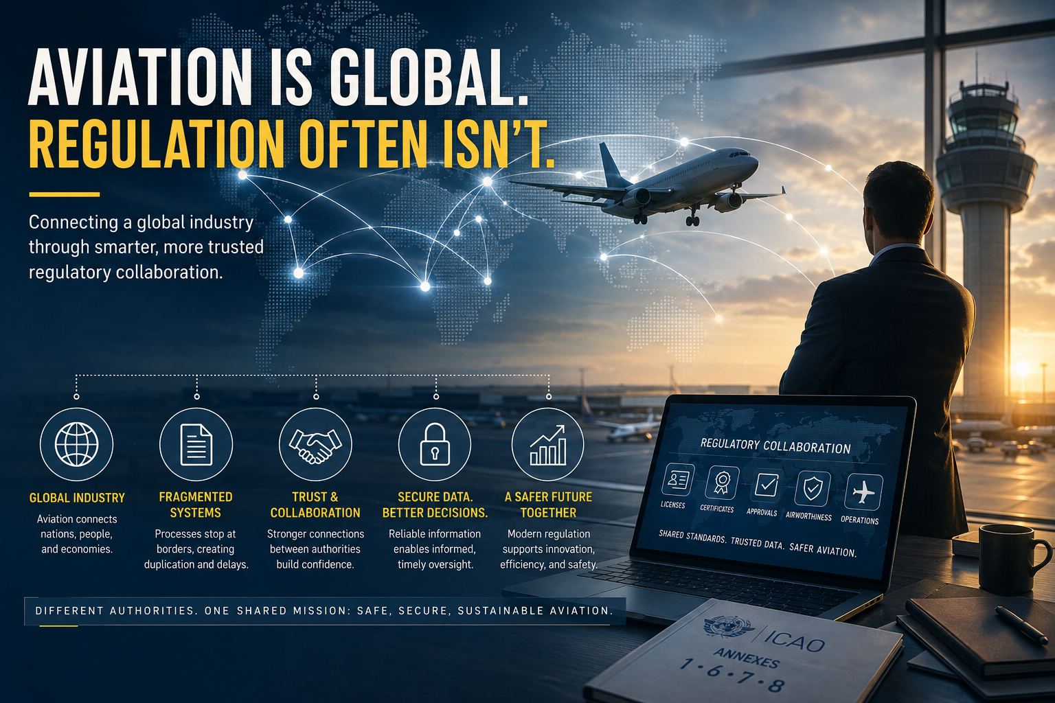 Aviation Standardised the World. It Never Standardised Trust. Aviation Standardised the World. It Never Standardised Trust.
