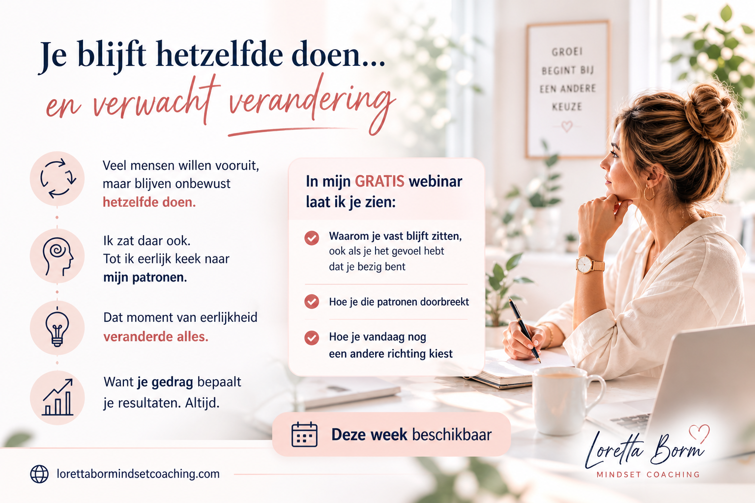 Waarom er niets verandert… zolang jij niet verandert