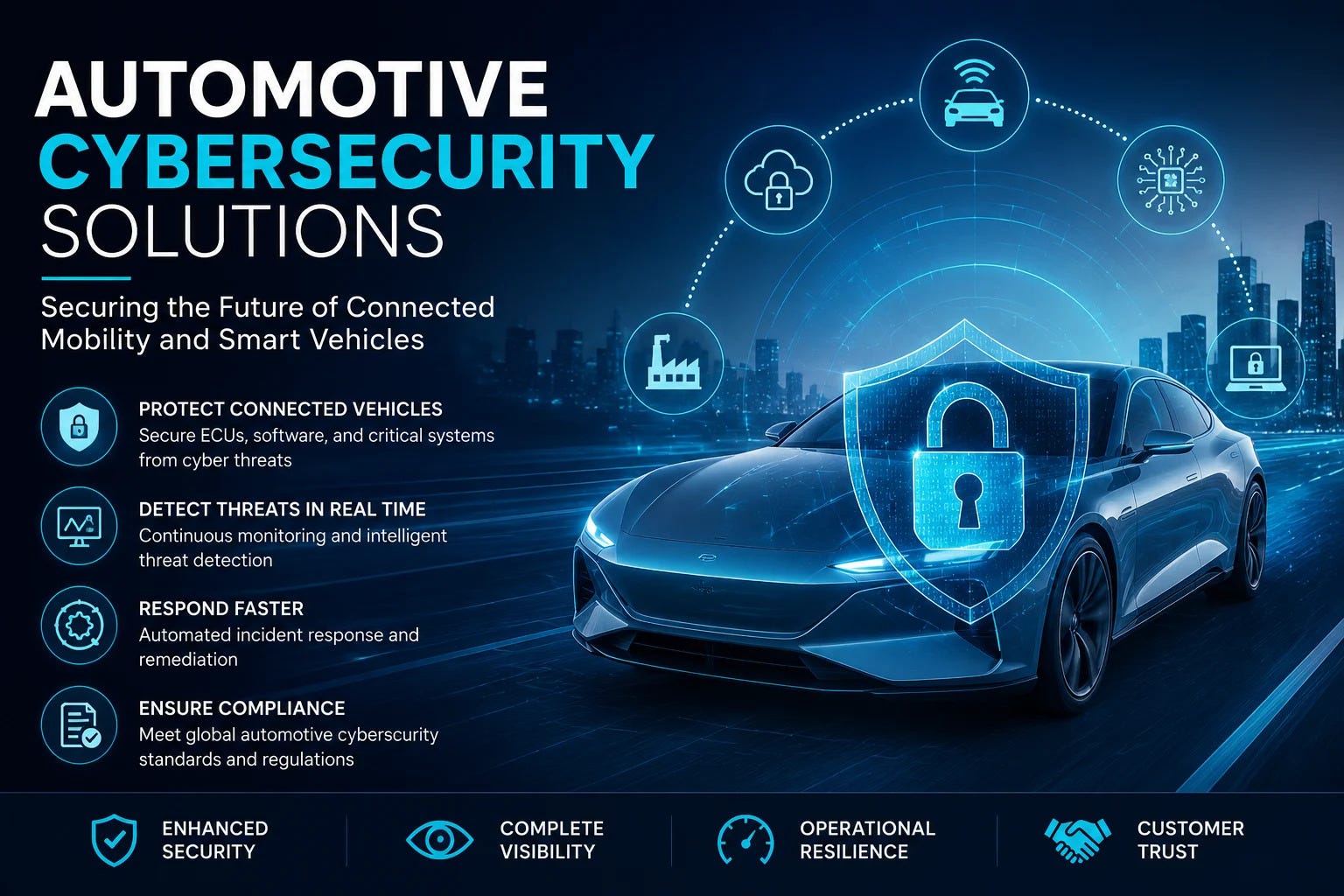 Automotive Cybersecurity Solutions: Protecting Connected Vehicles from Emerging Cyber Threats