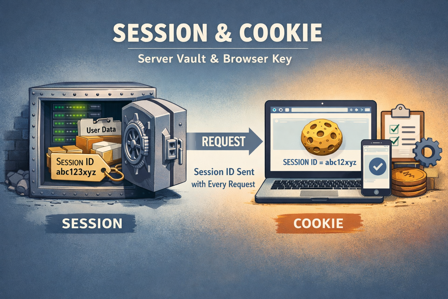 3️⃣ Session Management Series: Session and Cookie — Different Concepts, An Inseparable Duo — 3