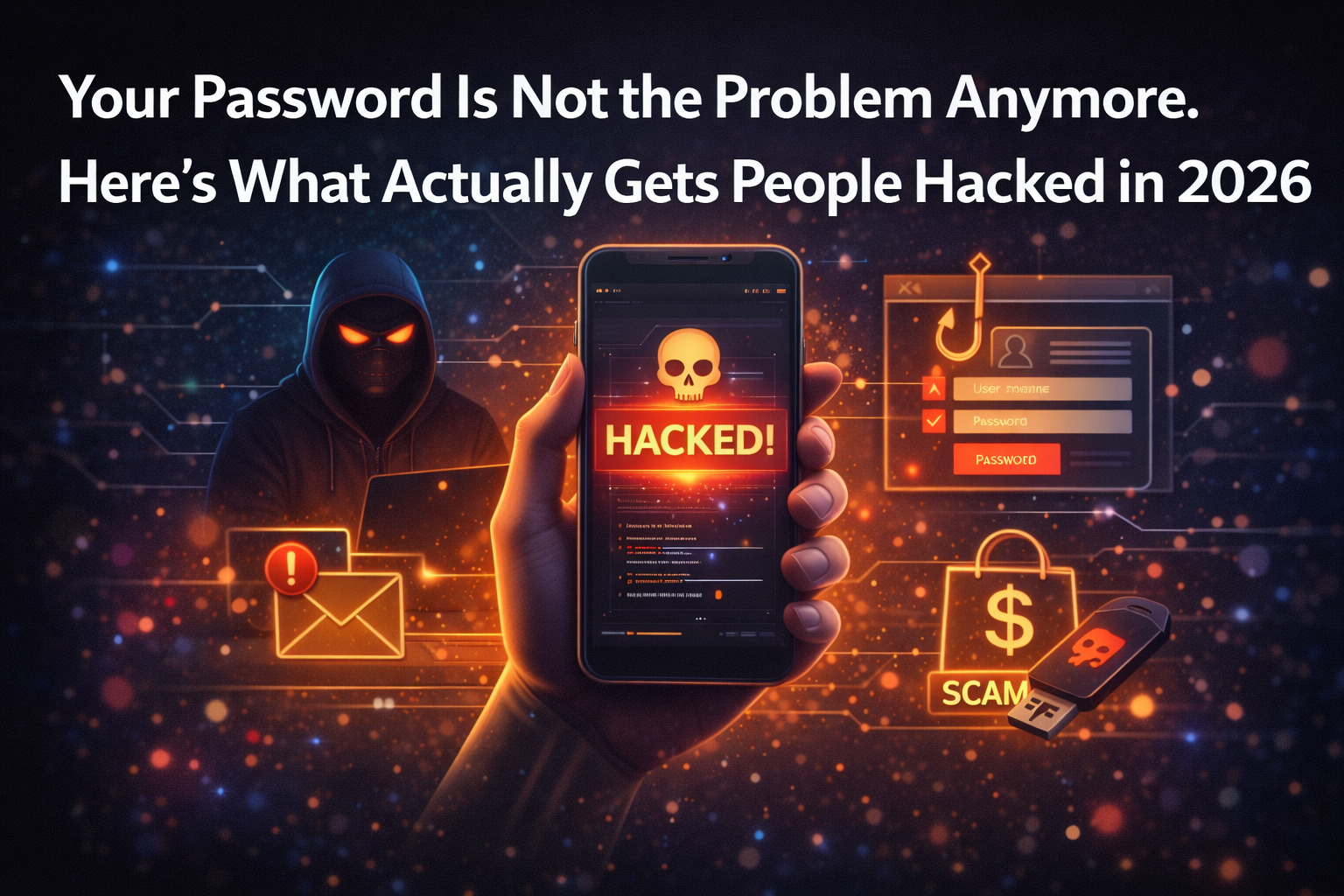 Your Password Is Not the Problem Anymore. Here’s What Actually Gets People Hacked in 2026