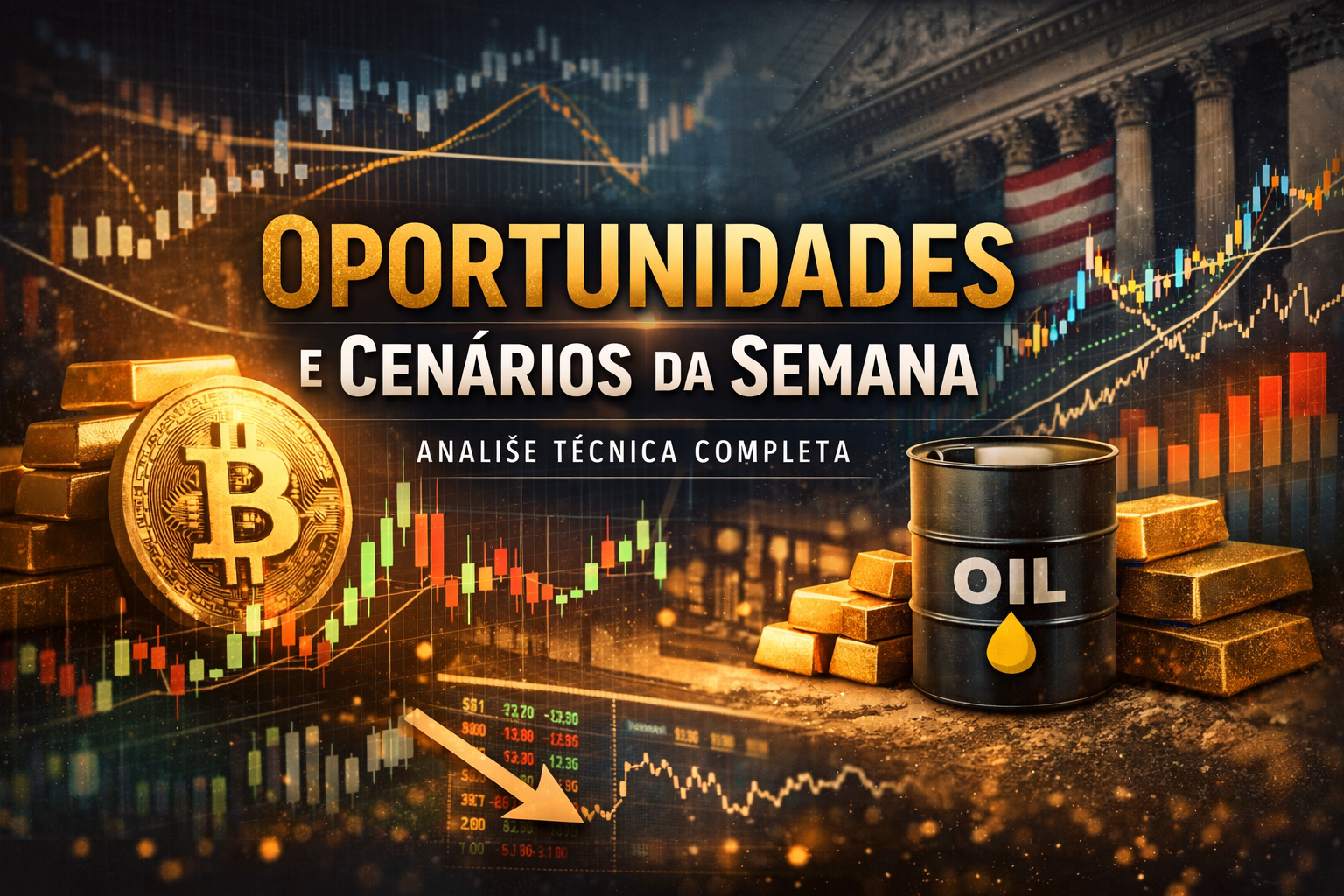 Bitcoin travado, mas o mercado não: leitura técnica da semana