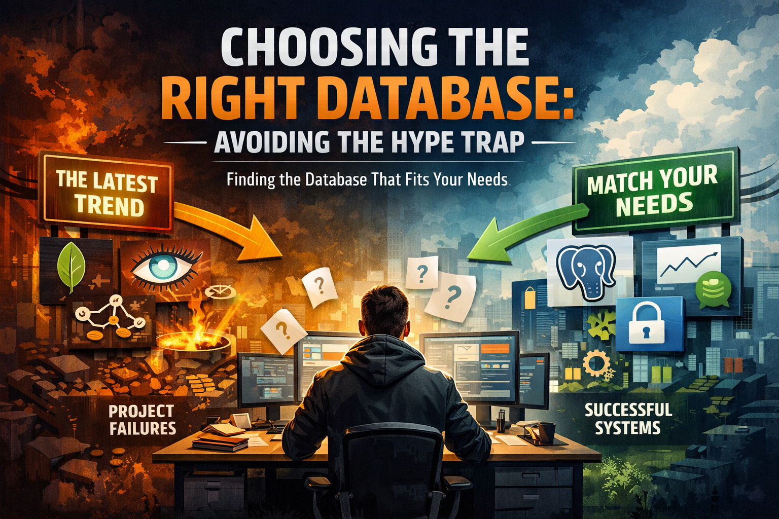 The main reason why most developers pick the wrong type of database is that they are more…