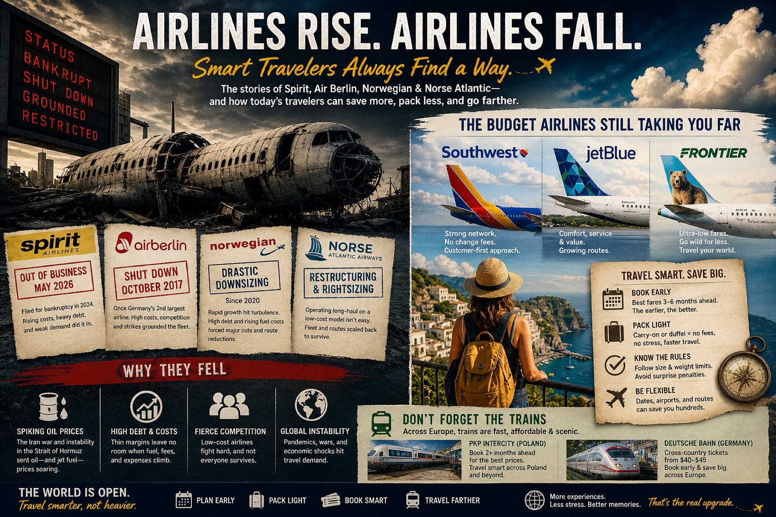 Budget Air Travel After Spirit Airlines: