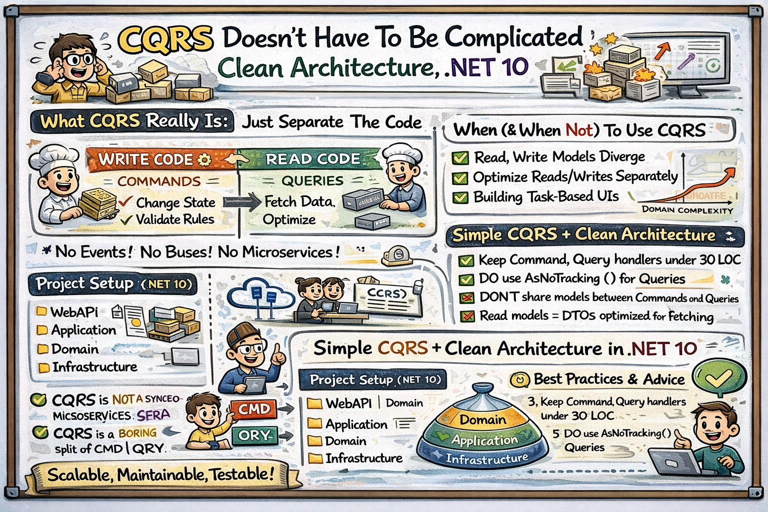 CQRS Doesn’t Have To Be Complicated | Clean Architecture, .NET 10