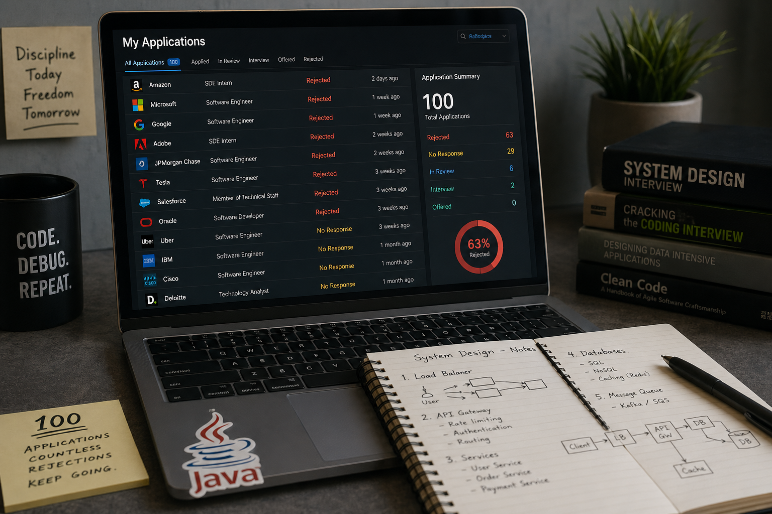I Applied to 100 Software Jobs in 2026 — The Results Scared Me