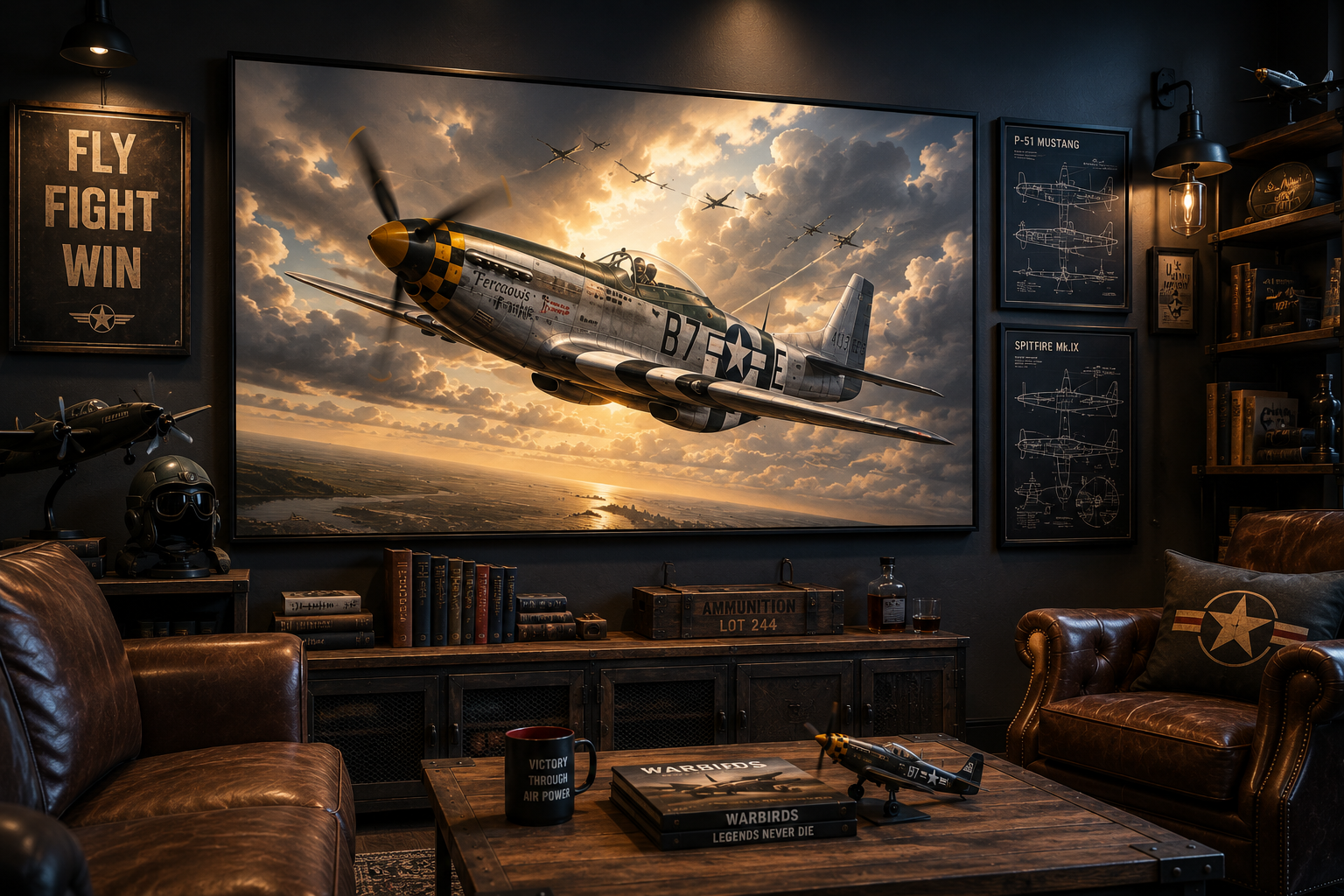 Why Warbird Art Belongs in Every Man Cave: A Buyer’s Guide Why Warbird Art Belongs in Every Man Cave: A Buyer’s Guide