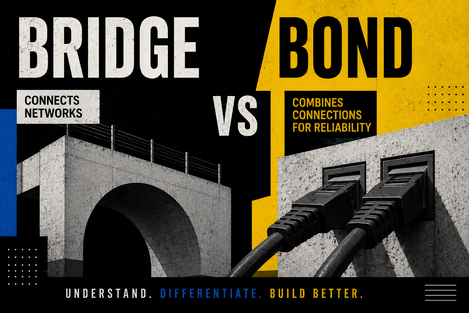Bridge vs Bond in Linux: What They Are, Why They Matter, and When to Use Each
