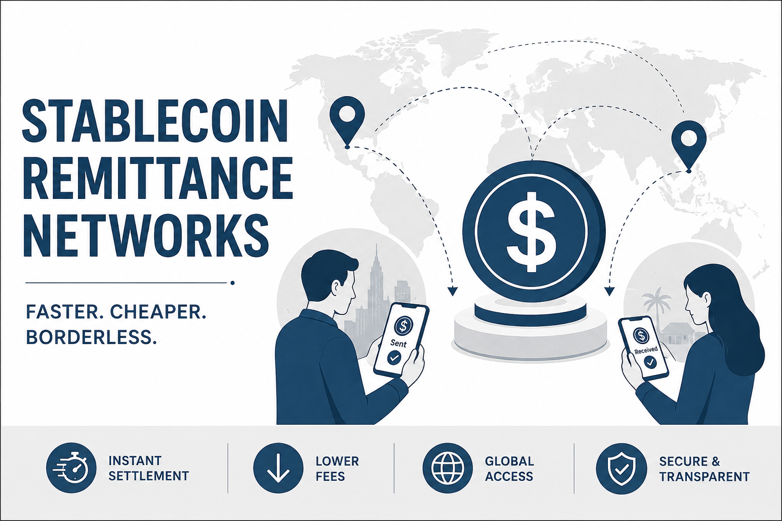 Stablecoin Remittance Networks