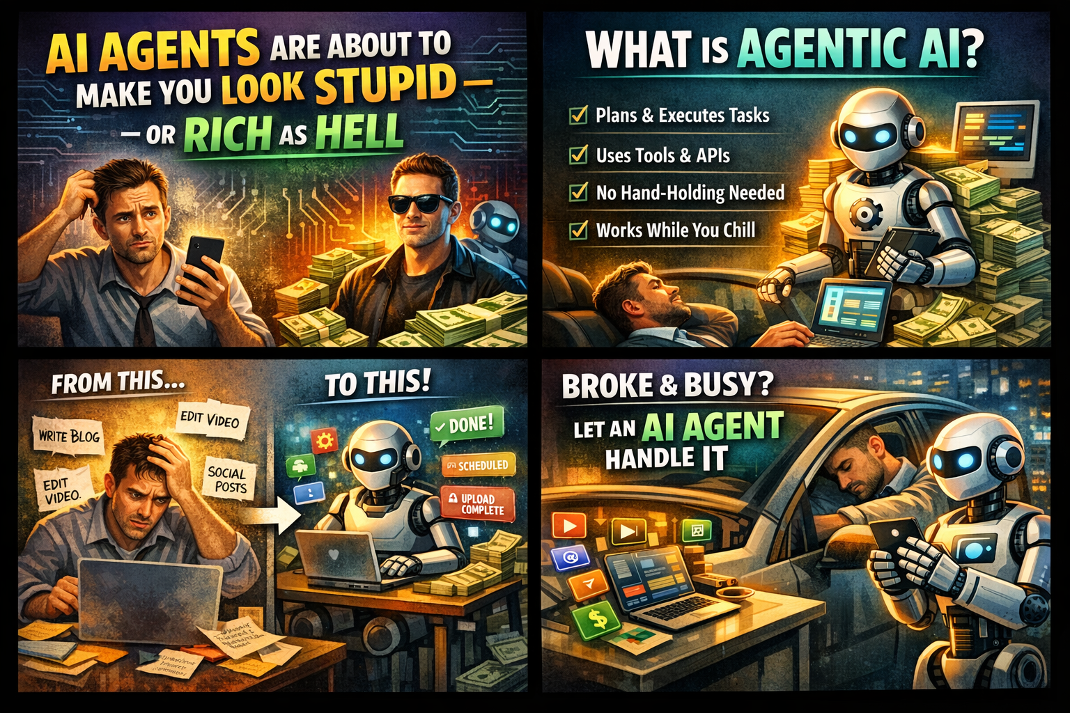 AI Agents Are About to Make You Look Stupid — Or Rich as Hell