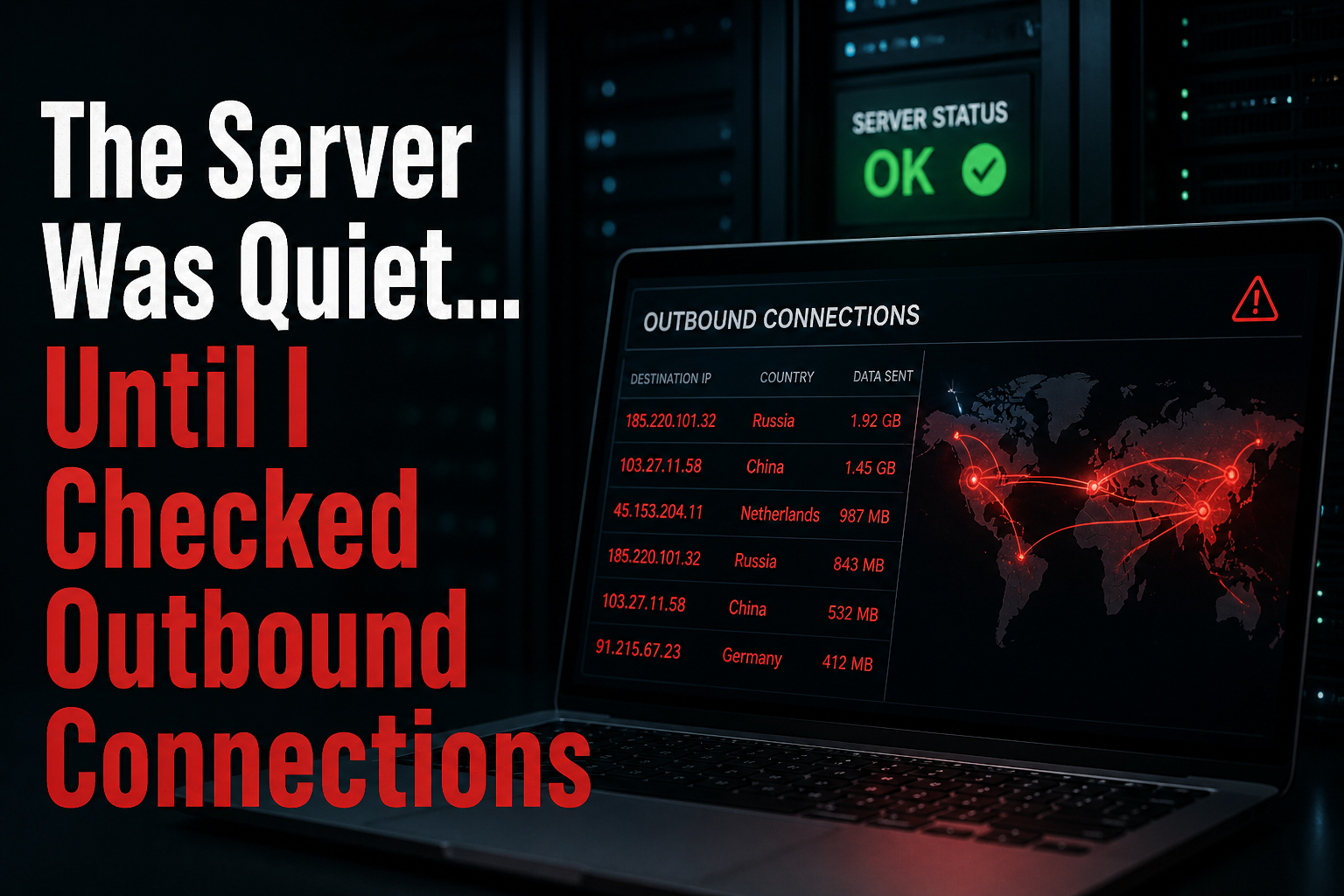 The Server Was Quiet… Until I Checked Outbound Connections