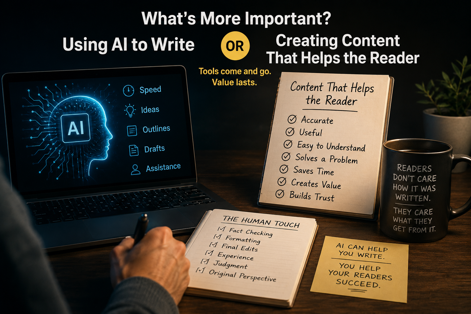 What’s More Important: Using AI to Write or Creating Content That Actually Helps the Reader?
