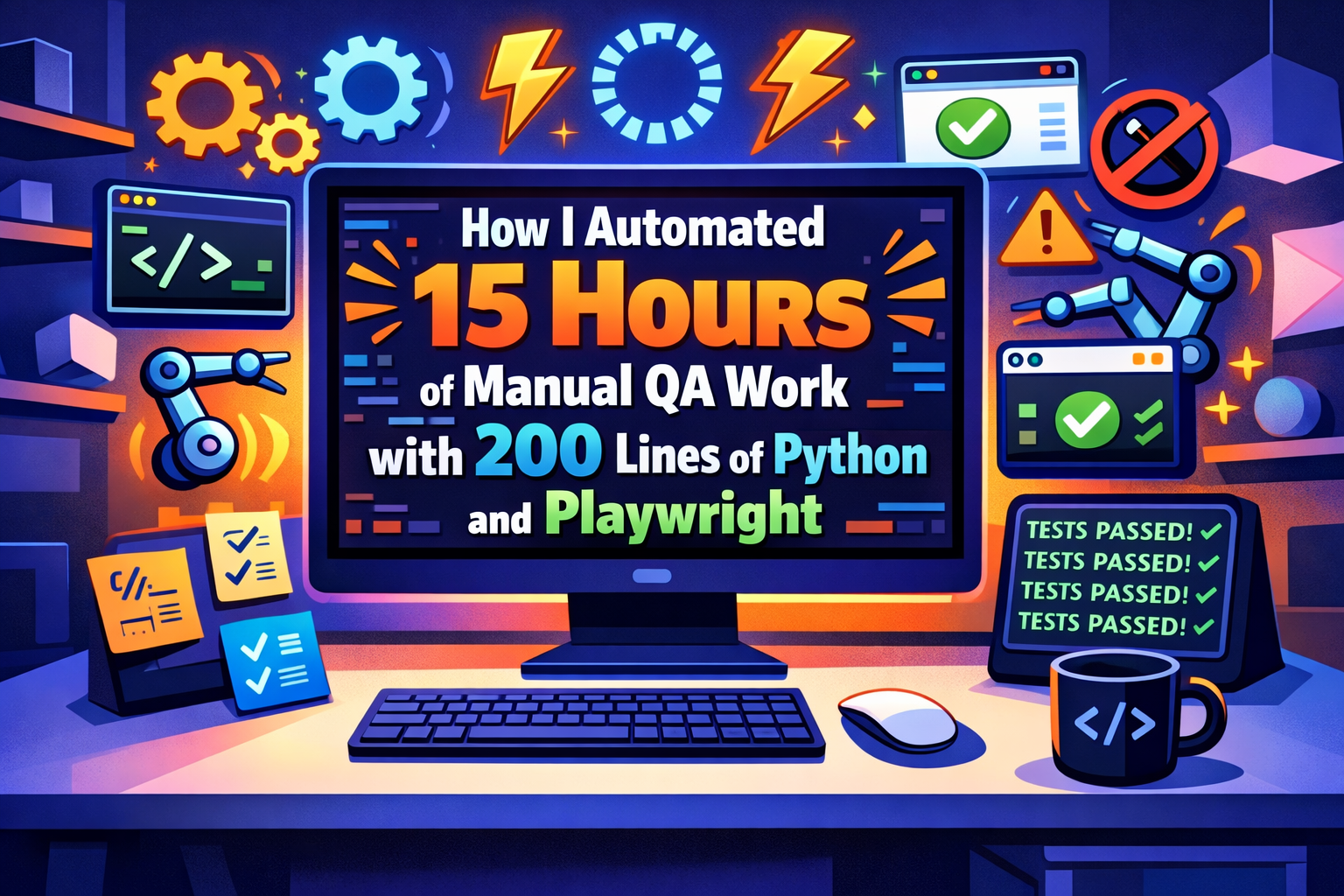 How I Automated 15 Hours of Manual QA Work with 200 Lines of Python and Playwright