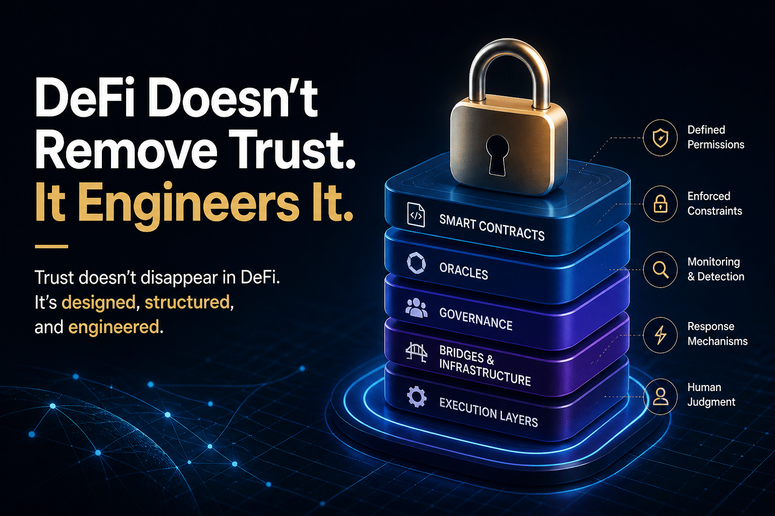 DeFi Doesn’t Remove Trust. It Engineers It