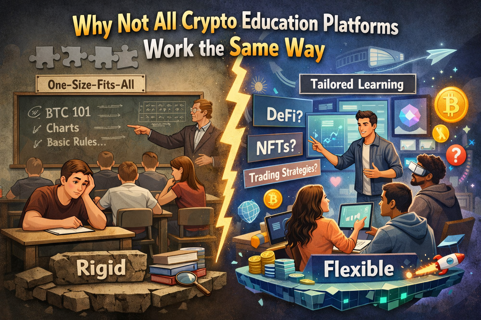 Why Not All Crypto Education Platforms Work the Same Way