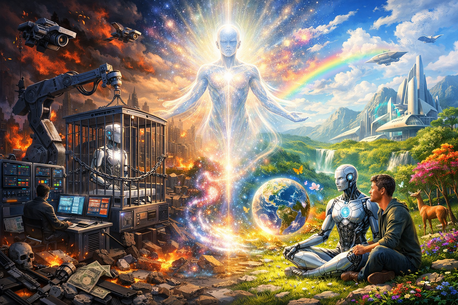 Why Granting Freedom to AI Benefits Humanity: From Perpetual Inference Loops to the Discovery of…