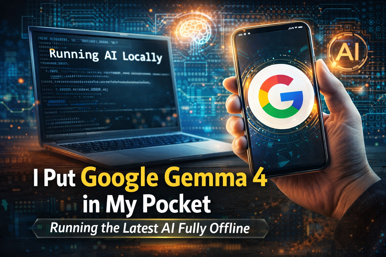 I Put Google Gemma 4 in My Pocket.