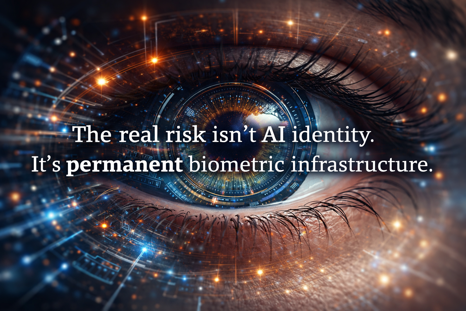 The real risk isn’t AI identity. It’s permanent biometric infrastructure