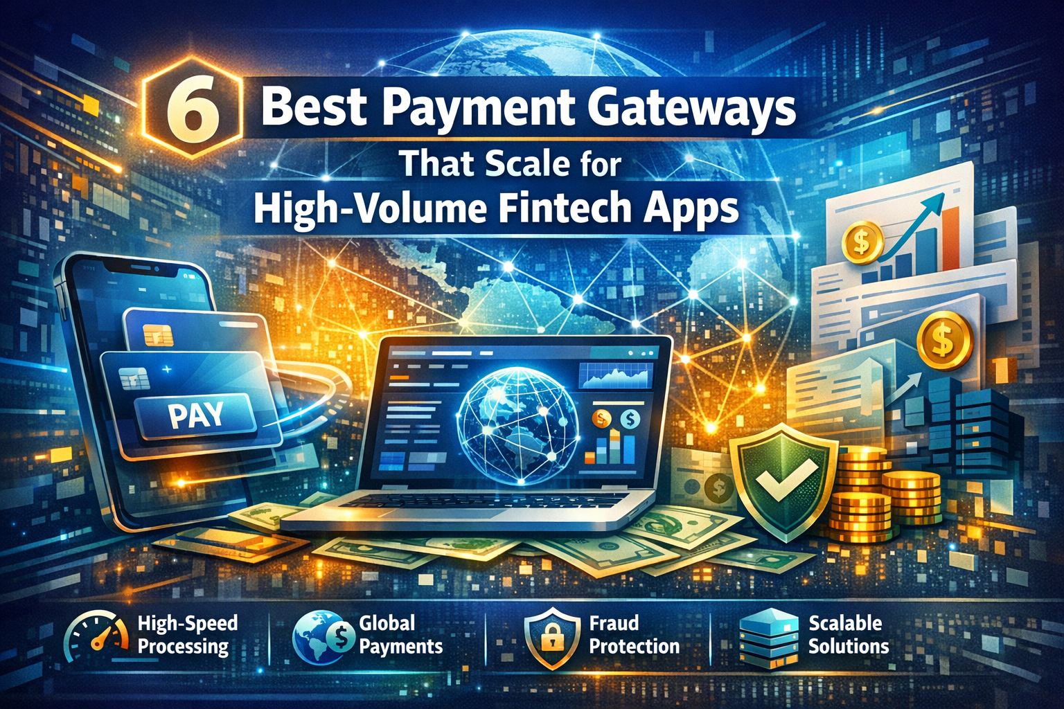 6 Best Payment Gateways That Scale for High-Volume Fintech Apps