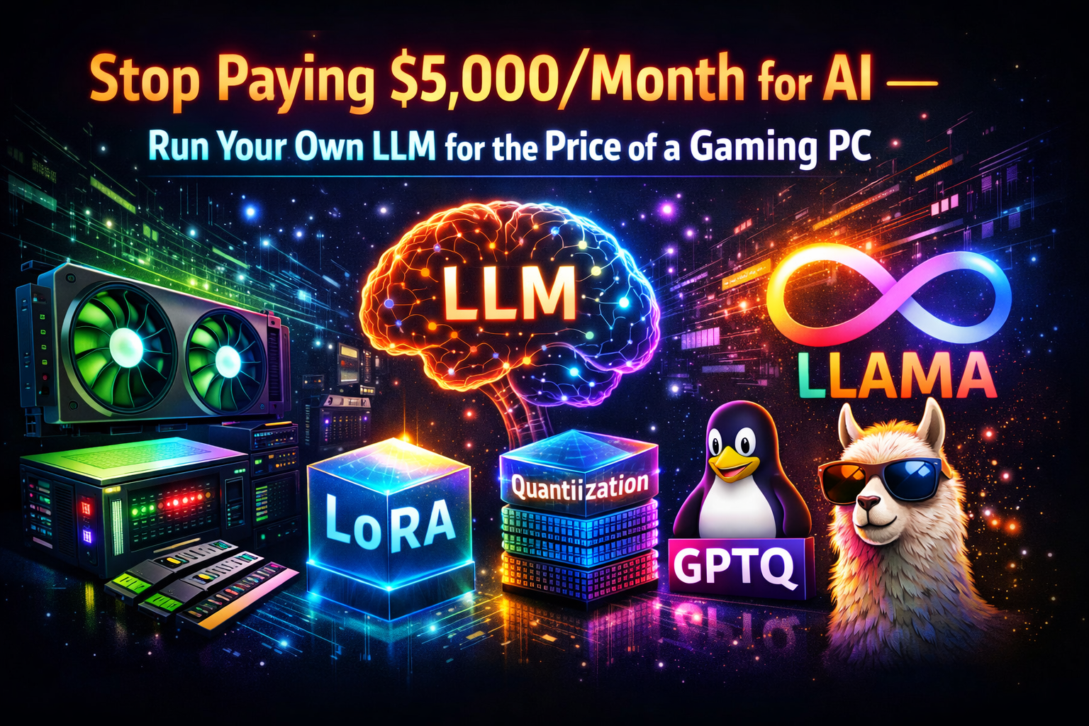 Stop Paying $5,000/Month for AI — Run Your Own LLM for the Price of a Gaming PC