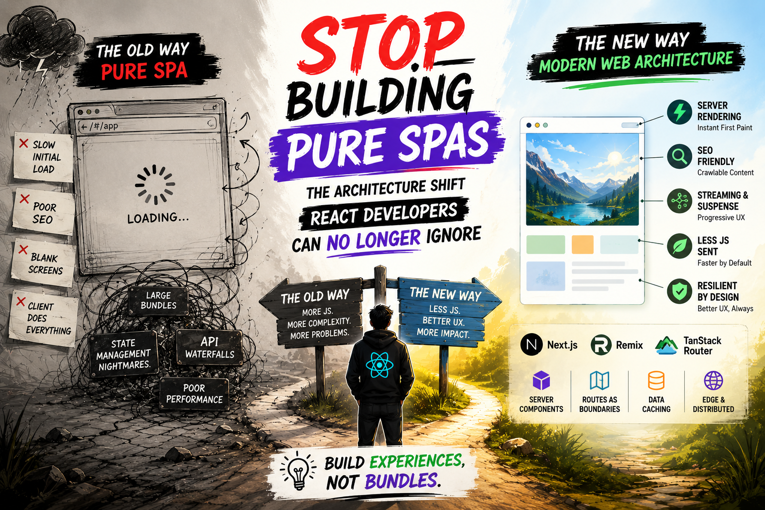 Stop Building Pure SPAs: The Architecture Shift React Developers Can No Longer Ignore