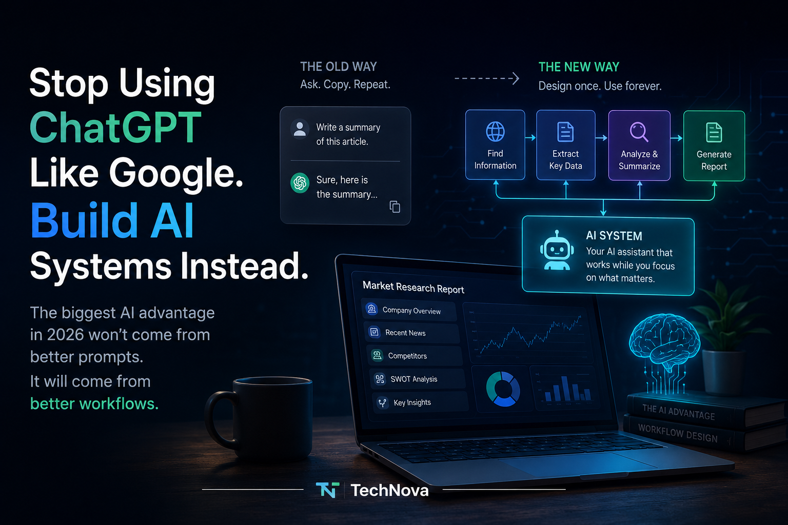 Stop Using ChatGPT Like Google. Build AI Systems Instead.