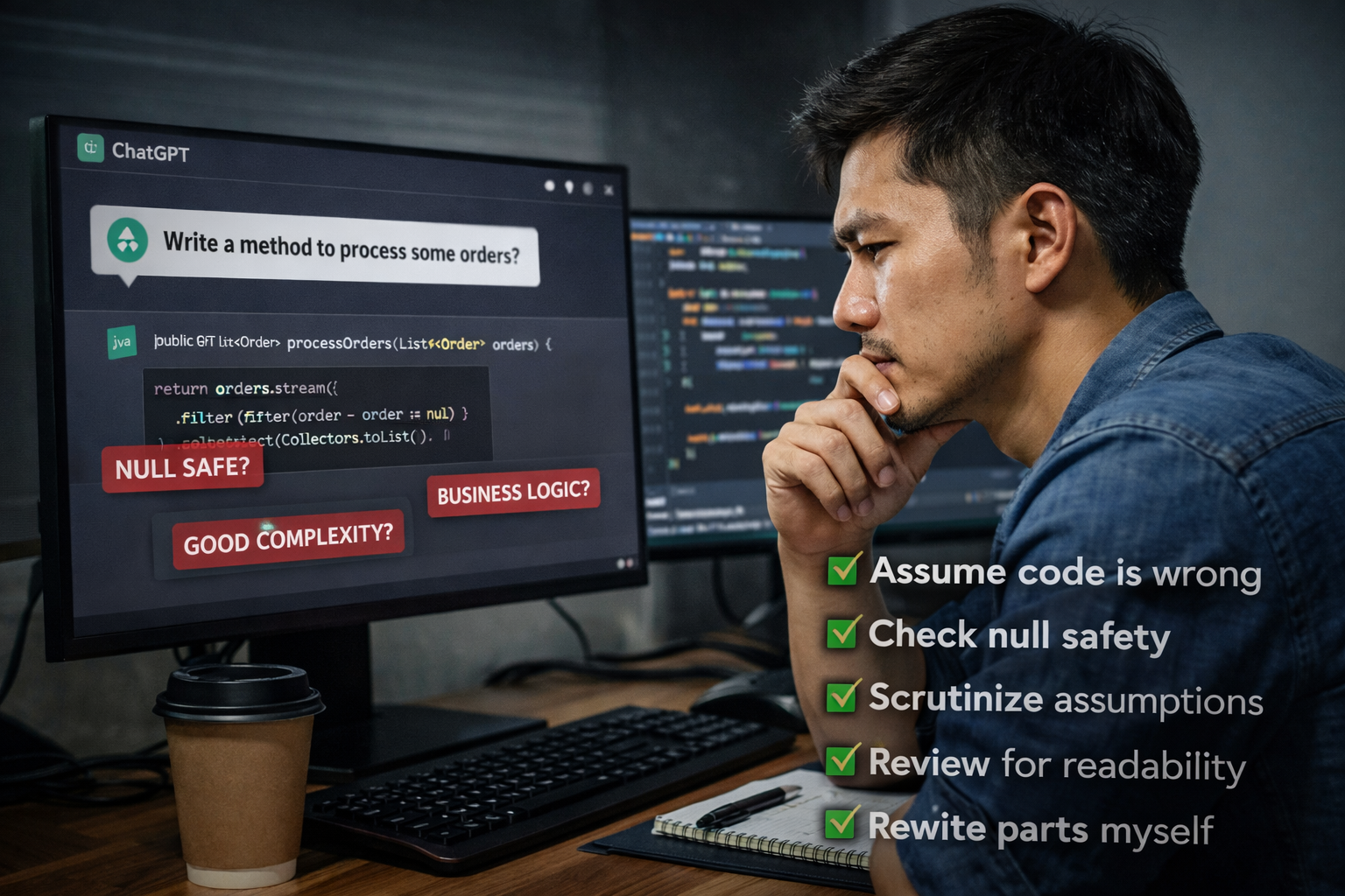 A practical checklist I use as a Java backend developer to avoid production mistakes.